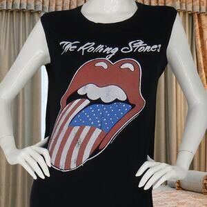 Bravado The Rolling Stones Licensed Black Tail Tee T Shirt M